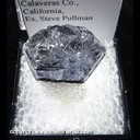 Mineral Specimen: Molybdenite Crystal from Calaveras Co., California, Ex. Steve Pullman Mineral Specimen: Molybdenite Crystal from Calaveras Co., California, Ex. Steve Pullman