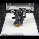 Mineral Specimen: Azurite from Tsumeb, Namibia, Ex. Norm Woods Mineral Specimen: Azurite from Tsumeb, Namibia, Ex. Norm Woods