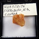 Mineral Specimen: Chabazite from Parrsboro, Cumberland Co., Nova Scotia, Canada, Ex. Norm Woods Mineral Specimen: Chabazite from Parrsboro, Cumberland Co., Nova Scotia, Canada, Ex. Norm Woods