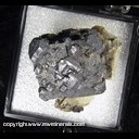 Mineral Specimen: Galena, Chalcopyrite, Sphalerite and Druze Quartz on Chert from Tri-State District, Joplin, Missouri, Ex. Norm Woods