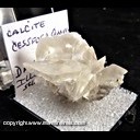 Mineral Specimen: Calcite Twinned Crystals from Cessford Quarry,Dallas City, Hancock Co., Illinois, Collected by Norm Woods Mineral Specimen: Calcite Twinned Crystals from Cessford Quarry,Dallas City, Hancock Co., Illinois, Collected by Norm Woods