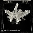 Mineral Specimen: Quartz variety: Solution from Jeffrey Quarry, Jeffrey, Pulaski Co., Arkansas, Ex. Norm Woods Mineral Specimen: Quartz variety: Solution from Jeffrey Quarry, Jeffrey, Pulaski Co., Arkansas, Ex. Norm Woods