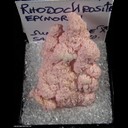 Mineral Specimen: Rhodochrosite Epimorph (cast on back), Botryoidal Anhydrite from Sunnyside Mine group, San Juan Co., Colorado, Ex. Norm Woods