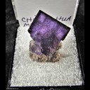 Mineral Specimen: Fluorite, Calcite from Chihuahua, Mexico, Ex. Norm Woods Mineral Specimen: Fluorite, Calcite from Chihuahua, Mexico, Ex. Norm Woods