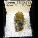 Mineral Specimen: Siderite from Wake Co., North Carolina Ex. Neely circa 1960