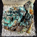 Mineral Specimen: Rosasite from Chihuahua, Mexico, Ex. A. Neely, 1960s Mineral Specimen: Rosasite from Chihuahua, Mexico, Ex. A. Neely, 1960s