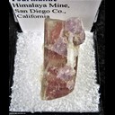 Mineral Specimen: Tourmaline, Lepidolite, Albite from Himalaya Mine, San Diego Co., California