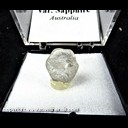 Mineral Specimen: Corundum variety: Sapphire (gemmy) from Australia