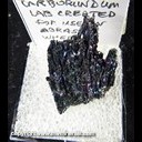 Mineral Specimen: Carborundum (Silicon Carbide - SiC) Crystals from Man made, used as abrasive, Ex. Norm Woods