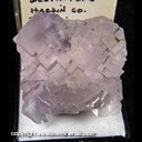 Mineral Specimen: Fluorite from Denton Mine, Cave-In-Rock, Hardin Co., Illinois, Ex. Norm Woods