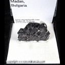 Mineral Specimen: Galena with Calcite from Madan, Bulgaria