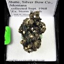 Mineral Specimen: Pyrite from Leonard Mine, Butte, Silver Bow Co., Montana, Ex. Norm Woods
