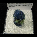 Minerals Specimen: Azurite, Malachite from Omega Mine, Monument Mountain, Helvetia, Helvetia-Rosemont District, Santa Rita Mts, Pima Co., Arizona Minerals Specimen: Azurite, Malachite from Omega Mine, Monument Mountain, Helvetia, Helvetia-Rosemont District, Santa Rita Mts, Pima Co., Arizona