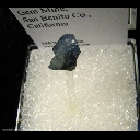 Mineral Specimen: Benitoite from Gem Mine, San Benito County, California Mineral Specimen: Benitoite from Gem Mine, San Benito County, California