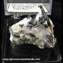 Mineral Specimen: Silver, Calcite, minor Sphalerite from Batopilas, Chihuahua, Mexico, Ex. Norm Woods