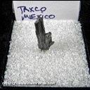 Mineral Specimen: Stibnite from Oaxaco, Mexico, Ex. Norm Woods