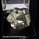 Mineral Specimen: Pyrite from Villa Roja, Soria, Spain, Pre-1974