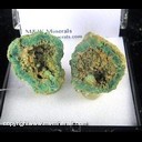 Mineral Specimen: Malachite from Africa, Ex. Norm Woods (likely DRC)