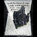 Mineral Specimen: Carborundum (Silicon Carbide - SiC) Crystals from Artificial, Ex. Norm Woods