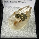 Mineral Specimen: Pyrite on Calcite from Pint's Quarry, Raymond, Blackhawk Co., Iowa, Ex. Norm Woods Mineral Specimen: Pyrite on Calcite from Pint's Quarry, Raymond, Blackhawk Co., Iowa, Ex. Norm Woods