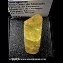Mineral Specimen: Fluorapatite from Mina Cerro de Mercado, Victoria de Durango, Municipio de Durango, Durango, Mexico, Ex. Norm Woods