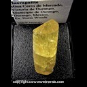 Mineral Specimen: Fluorapatite from Mina Cerro de Mercado, Victoria de Durango, Municipio de Durango, Durango, Mexico, Ex. Norm Woods Mineral Specimen: Fluorapatite from Mina Cerro de Mercado, Victoria de Durango, Municipio de Durango, Durango, Mexico, Ex. Norm Woods