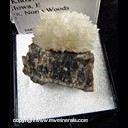 Mineral Specimen: Calcite, 2 generations from Knoxville, Keokuk Co., Iowa, Ex. Norm Woods