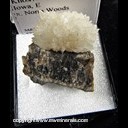 Mineral Specimen: Calcite, 2 generations from Knoxville, Keokuk Co., Iowa, Ex. Norm Woods Mineral Specimen: Calcite, 2 generations from Knoxville, Keokuk Co., Iowa, Ex. Norm Woods
