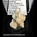 Mineral Specimen: Thomsonite-Ca, Analcime from Drain, Douglas Co., Oregon, Ex. Steve Pullman, Ex. D. Garske from Mike Groben