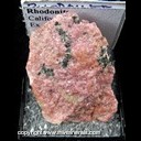 Mineral Specimen: Rhodonite from California Ex. Norm Woods Mineral Specimen: Rhodonite from California Ex. Norm Woods
