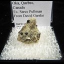 Mineral Specimen: Latrappite from Oka, Quebec, Canada, Ex. Steve Pullman from David Garske Mineral Specimen: Latrappite from Oka, Quebec, Canada, Ex. Steve Pullman from David Garske