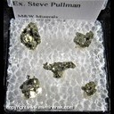 Mineral Specimen: Pyrite from Homestake Mine, Lead, Lawrence Co., South Dakota Ex. Steve Pullman
