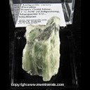 Mineral Specimen: Antigorite variety: Picrolite from Ropes Gold Mine, 3.5 miles NW of Ishpeming, Marquette Co., Michigan Mineral Specimen: Antigorite variety: Picrolite from Ropes Gold Mine, 3.5 miles NW of Ishpeming, Marquette Co., Michigan