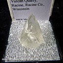 Mineral Specimen: Calcite, variety Phantom from Vulcan Quarry, Racine, Racine Co., Wisconsin Mineral Specimen: Calcite, variety Phantom from Vulcan Quarry, Racine, Racine Co., Wisconsin