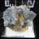 Mineral Specimen: Celestine, Calcite from Pugh Quarry (France Stone Co. Custar quarry), Weston, Wood Co., Ohio Mineral Specimen: Celestine, Calcite from Pugh Quarry (France Stone Co. Custar quarry), Weston, Wood Co., Ohio