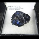 Mineral Specimen: Azurite from Zacatecas, Mexico, Ex. Norm Woods