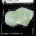 Mineral Specimen: Smithsonite from Kelly Mine, Magdalena District, Socorro Co., New Mexico, Ex. Norm Woods Mineral Specimen: Smithsonite from Kelly Mine, Magdalena District, Socorro Co., New Mexico, Ex. Norm Woods