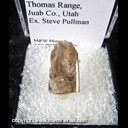 Mineral Specimen: Topaz, Hematite from Thomas Range, Juab Co., Utah, Ex. Steve Pullman