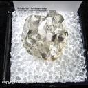 Mineral Specimen: Herkimer Diamonds with Included Hydrocarbon, Gas/Water Bubbles from Herkimer, New York, 1972 Mineral Specimen: Herkimer Diamonds with Included Hydrocarbon, Gas/Water Bubbles from Herkimer, New York, 1972
