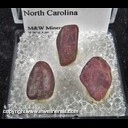 Mineral Specimen: Corundum variety: Ruby - waterworn from Cowee Valley, Macon Co., North Carolina Mineral Specimen: Corundum variety: Ruby - waterworn from Cowee Valley, Macon Co., North Carolina