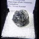 Mineral Specimen: Chrysoberyl (labeled as variety Alexandrite - little color change) from Masvingo (Fort Victoria), Zimbabwe (labeled as Rhodesia) Ex. Vivian Randall Mineral Specimen: Chrysoberyl (labeled as variety Alexandrite - little color change) from Masvingo (Fort Victoria), Zimbabwe (labeled as Rhodesia) Ex. Vivian Randall