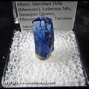 Mineral Specimen: Tanzanite from Karo Mine, Merelani Hills, Lelatema Mts, Arusha Region, Tanzania