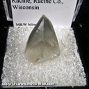 Mineral Specimen: Calcite, Phantom from Vulcan Quarry, Racine, Racine Co., Wisconsin