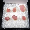Mineral Specimen: Rhodochrosite Cleavages from Sweet Home Mine, Alma, Park Co., Colorado Mineral Specimen: Rhodochrosite Cleavages from Sweet Home Mine, Alma, Park Co., Colorado