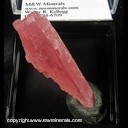 Mineral Specimen: Rhodochrosite Cleavage from Sweet Home Mine, Alma, Park Co., Colorado