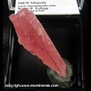 Mineral Specimen: Rhodochrosite Cleavage from Sweet Home Mine, Alma, Park Co., Colorado Mineral Specimen: Rhodochrosite Cleavage from Sweet Home Mine, Alma, Park Co., Colorado