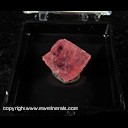 Mineral Specimen: Rhodochrosite Cleavage from 06-95 Pocket, New North Tetradrite Drift, Sweet Home Mine, Alma District, June, 1995 Mineral Specimen: Rhodochrosite Cleavage from 06-95 Pocket, New North Tetradrite Drift, Sweet Home Mine, Alma District, June, 1995