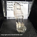 Mineral Specimen: Quartz, Smoky Scepter from Guizhou Province, China, Ex. Norm Woods