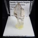 Mineral Specimen: Quartz, Smoky Scepter from Guizhou Province, China, Ex. Norm Woods