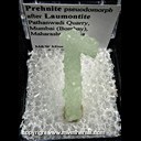 Mineral Specimen: Prehnite Pseudomorph after Laumontite from Pathanwadi Quarry, Mumbai (Bombay), Maharashtra, India